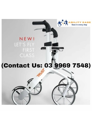 TrustCare® Let’sFly - White (With Bag & Backrest)