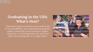 Life After Graduation in the USA: A Roadmap for International Students.