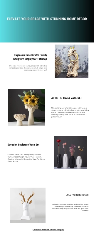 Elevate Your Space with Stunning Home Décor