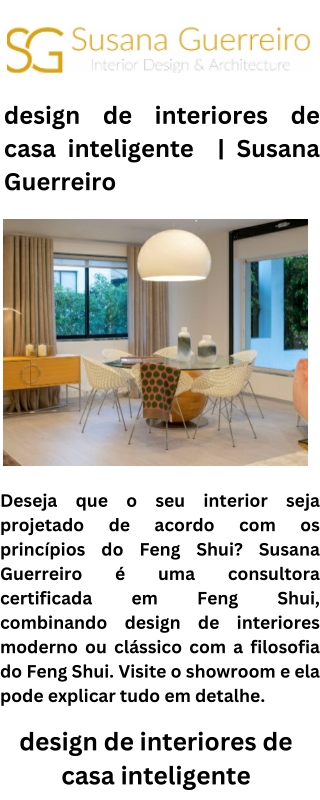 design de interiores de casa inteligente   Susana Guerreiro