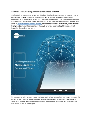 Social Media Apps Development
