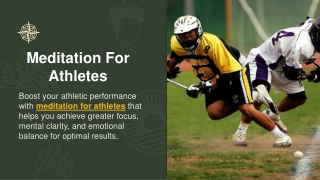 Meditation For Athletes