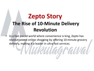 Zepto Story