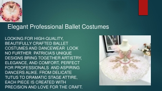 Elegant Professional Ballet Costumes