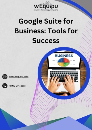 Google Suite for Business Tools for Success