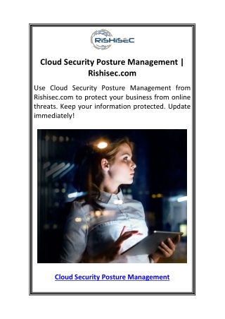 Cloud Security Posture Management  Rishisec.com.pdf6