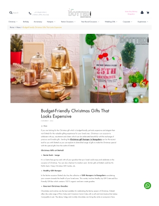 Budget-Friendly Christmas Gifts That Looks Expensive