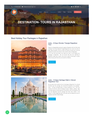 Rajasthan India Tour Packages: Explore the Land of Royals