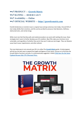 Growth Matrix (#2024)!