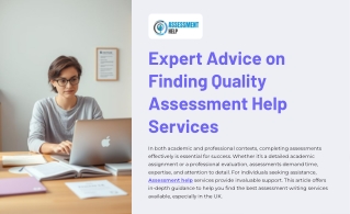 Expert Advice on Finding Quality Assessment Help Services