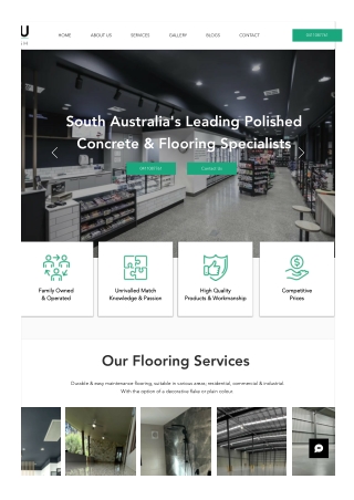 Polished concrete flooring Adelaide