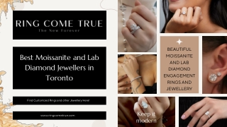 Lab Diamond and Moissanite Rings Canada  | Ring Come True