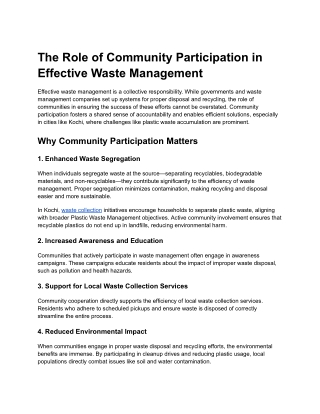 Waste Collection | Plastic Waste management |Ecoweplus