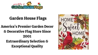 Enhance Your Garden with Small Garden Flags from Garden House Flags