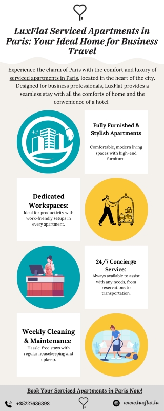 LuxFlat Serviced Apartments in Paris: Your Ideal Home for Business Travel