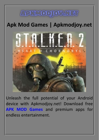 Apk Mod Games  Apkmodjoy.net
