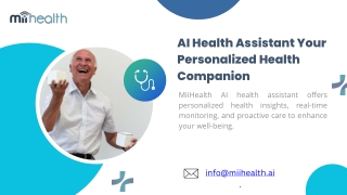 AI Health Assistant Your Personalized Health Companion