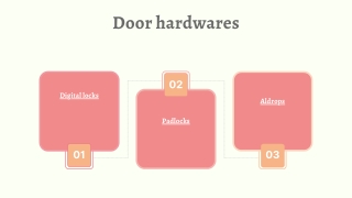 Door hardwares