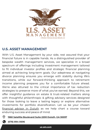 U.S. Asset Management