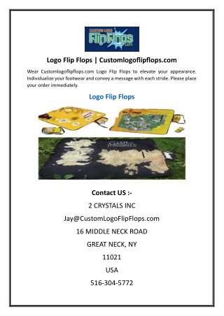 Logo Flip Flops  Customlogoflipflops.com