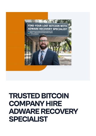 RECOVER YOUR LOST $100,000 LOST TO ONLINE SCAM HIRE ADWARE RECOVERY SPECIALIST