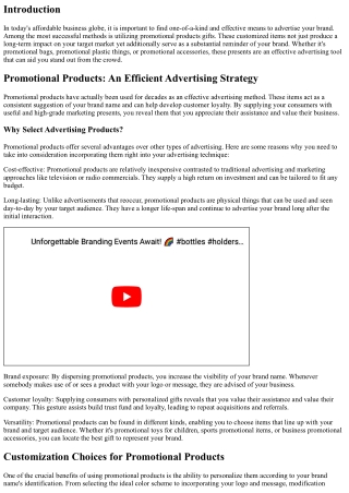 Promotional Products Gifts: Show Your Gratitude with Customized Things