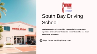 South Bay Driving School in Torrance