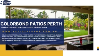 Colorbond Patios Perth