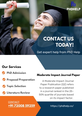 Moderate Impact Journal Paper Publication (Q2)