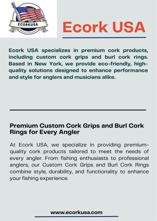 Premium Custom Cork Grips and Burl Cork Rings for Every Angler