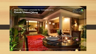 Best Villa Near Lonavala for Couples on a Romantic Weekend Getaway