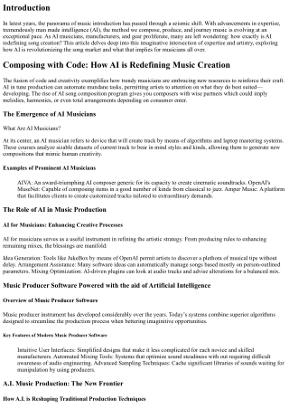 Composing with Code: How AI is Redefining Music Creation
