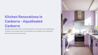 Kitchen Renovations In Canberra - AquaSealed Canberra