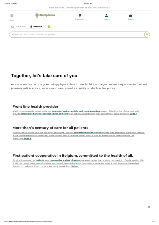 First patient cooperative of Belgium that is committed to everyone's health.