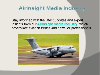 AirInsight Media Industry