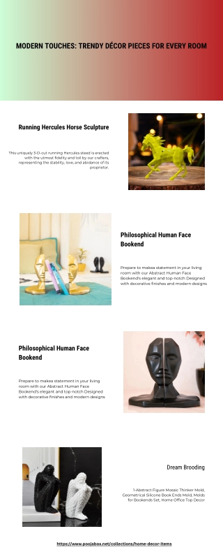 Modern Touches Trendy Décor Pieces for Every Room