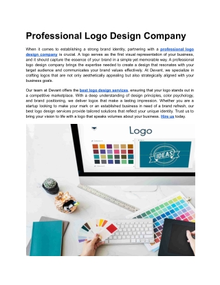 Professional Logo Design Company