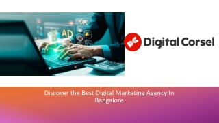 Best Digital Marketing Agency in Bangalore