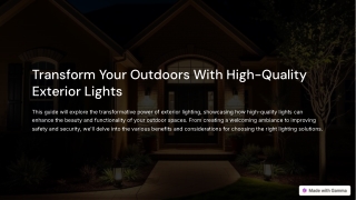 Transform-Your-Outdoors-With-High-Quality-Exterior-Lights
