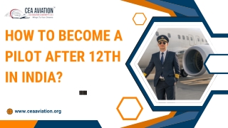 How to become a pilot after 12th in India