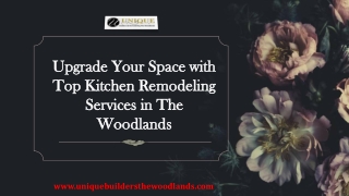 Top Kitchen Remodeling Services in The Woodlands