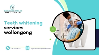 Top-Notch Teeth Whitening Services in Wollongong| Professional Dentistry