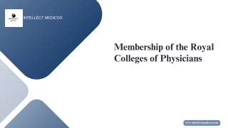 Membership of the Royal Colleges of Physicians