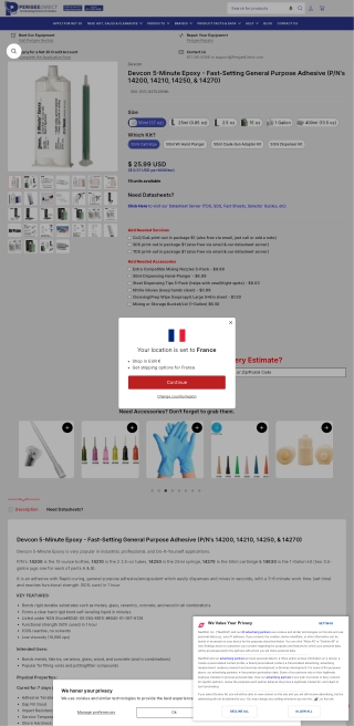 Devcon 5-Minute Epoxy - Fast-Setting General Purpose Adhesive