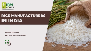 Best Rice Manufacturers In India