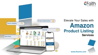 Elevate Your Sales with Amazon Product Listing Services