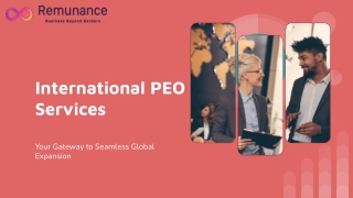 International PEO Services | Trusted PEO Solutions in India