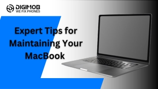 Expert Tips for Maintaining Your MacBook usiness workshop digital marketing presentation