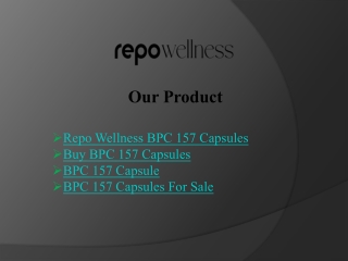 Shop BPC 157 Capsules For Sale at Repo Wellness Today Only