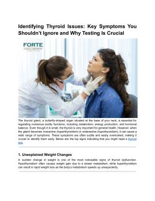 Identifying Thyroid Issues_ Key Symptoms You Shouldn’t Ignore and Why Testing Is Crucial